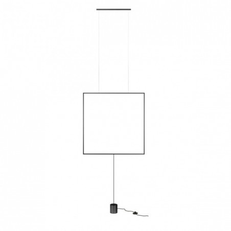 Redo Group Slick -  Lampe à suspension/lampadaire carré (longueur 817)