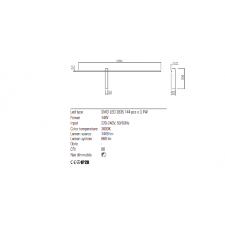 Redo Group Tangent - Lampe murale
