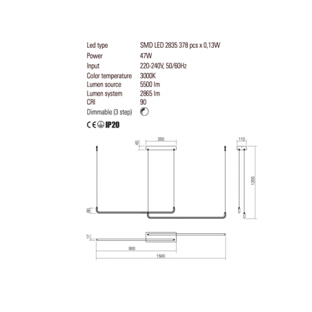 Redo Group Balance - Pendant lamp