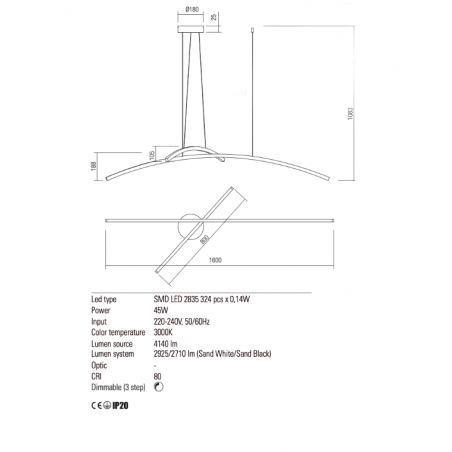 Redo Group KATANA - Lampe à suspension