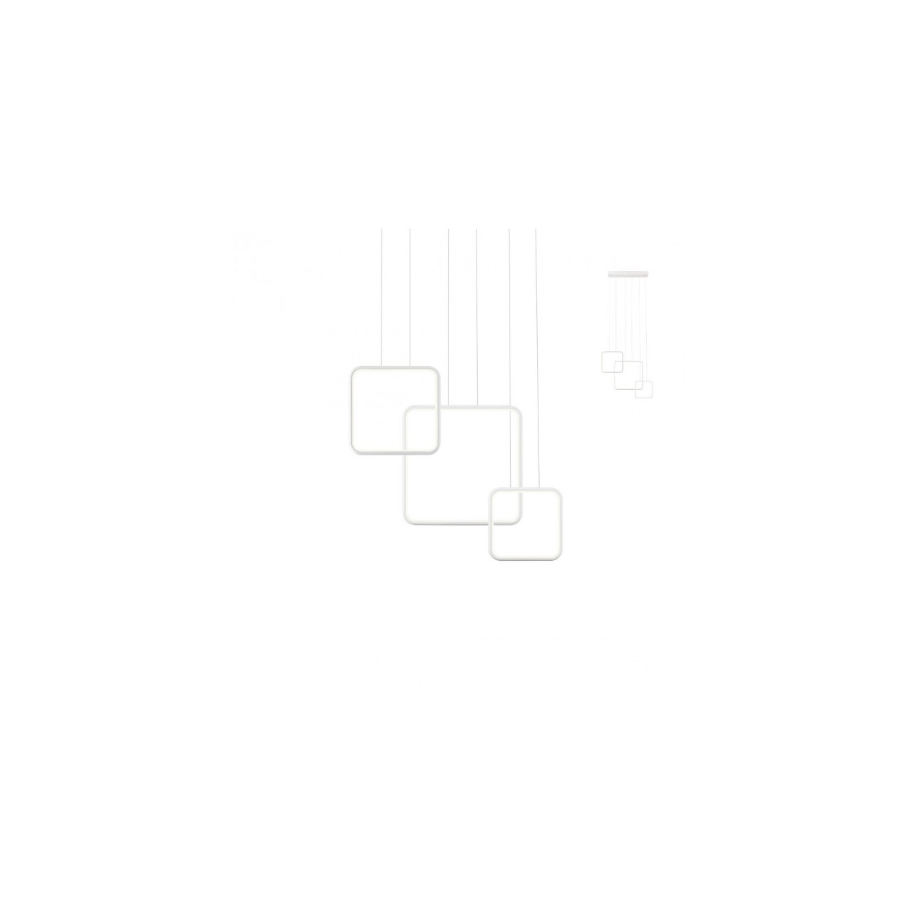 Redo Group THAI - Pendant lamp with square composition