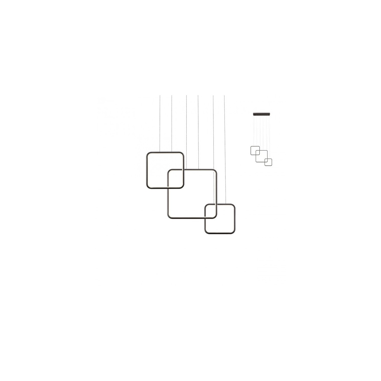 Redo Group THAI - Pendant lamp with square composition