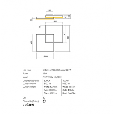Redo Group FEBE - Wall lamp ?400