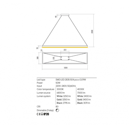Redo Group FEBE - Suspension 1200