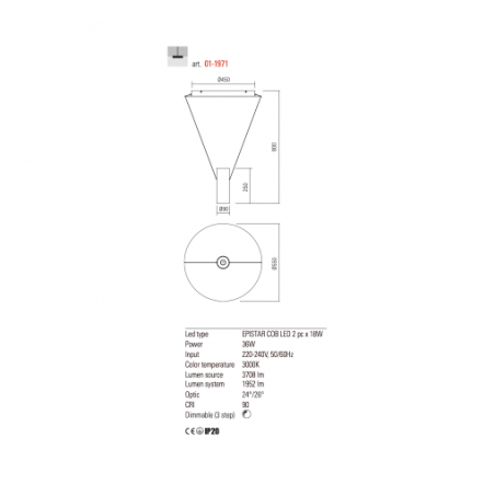 Redo Group ESSENCE - Lampe à suspension