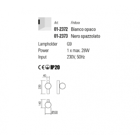 Redo Group GOJI - Lampe murale