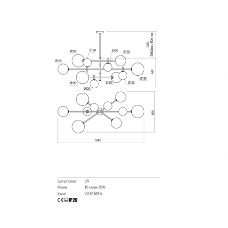 Redo Group ROY - Suspension (10 boules)