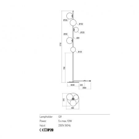 Redo Group ROY - Lampadaire