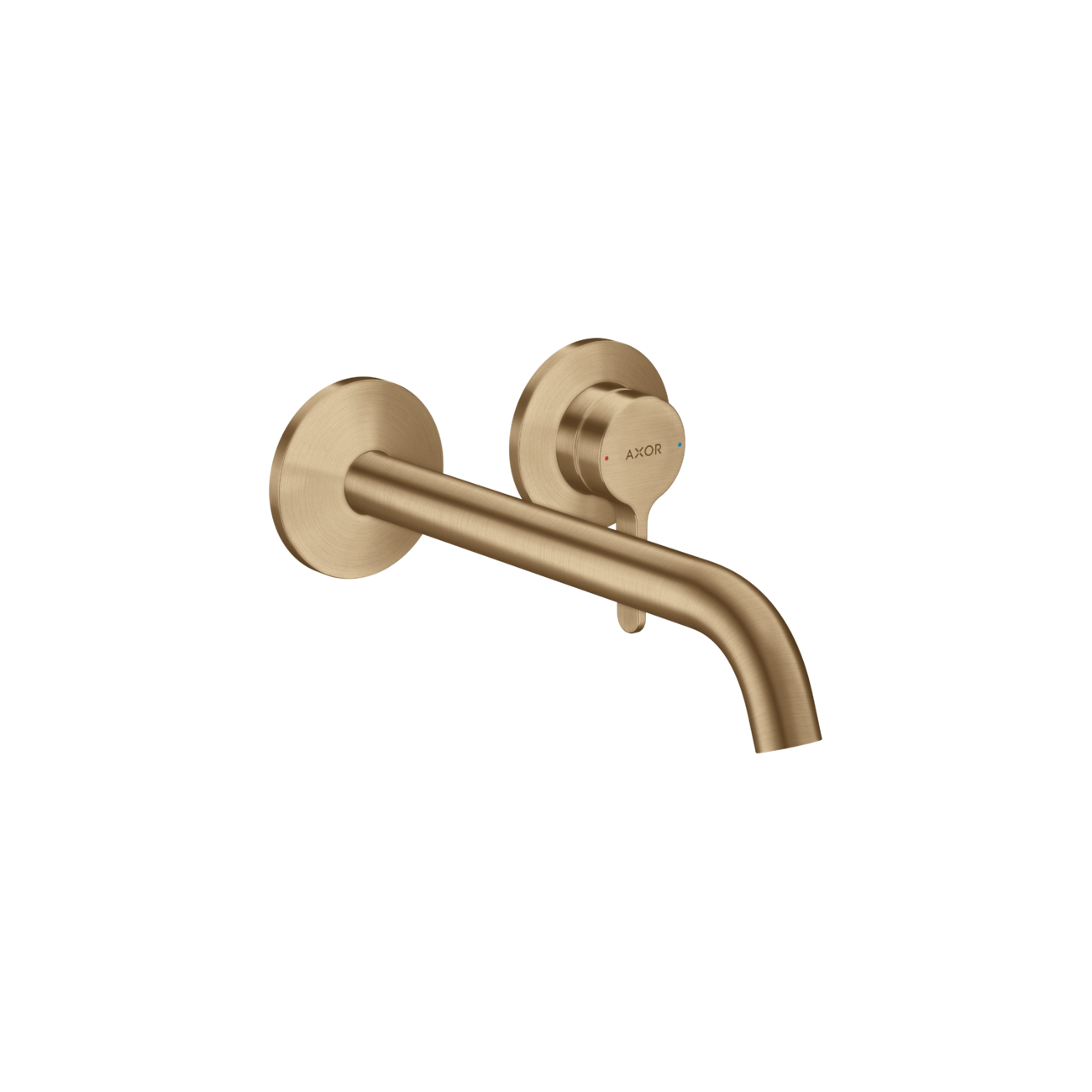 AXOR One - Wall mounted single lever basin mixer with lever handle and spout 220 mm