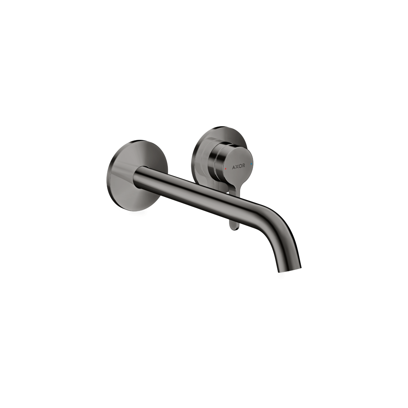 AXOR One - Wall mounted single lever basin mixer with lever handle and spout 220 mm