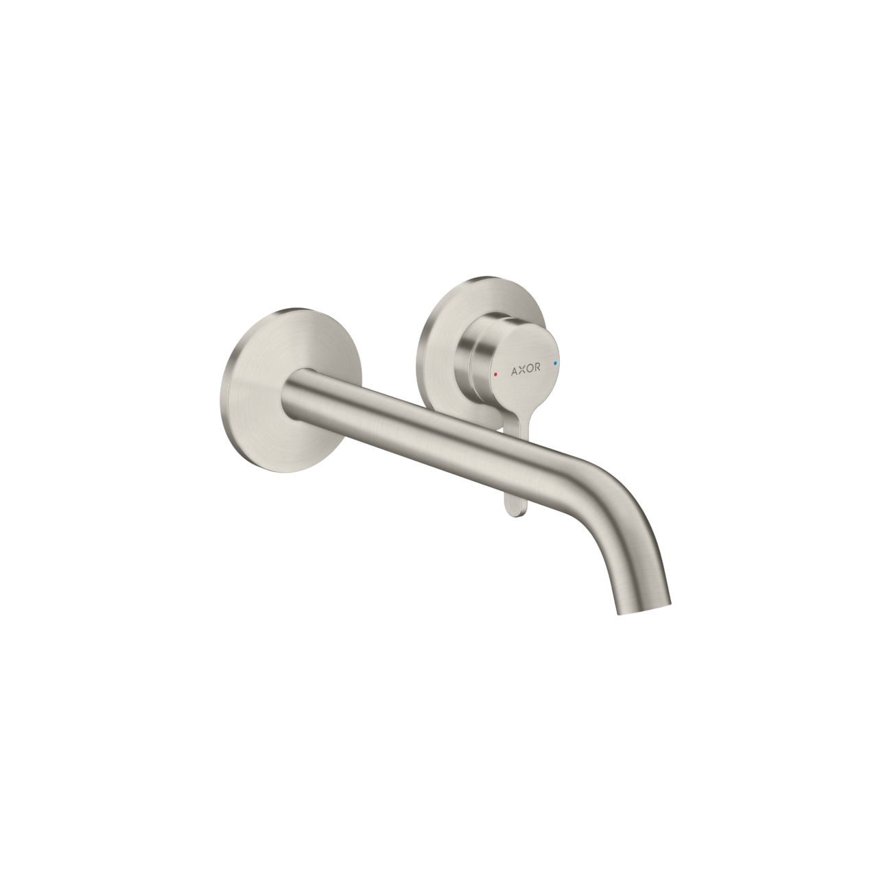AXOR One - Wall mounted single lever basin mixer with lever handle and spout 220 mm