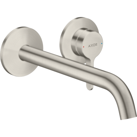 AXOR One - Wall mounted single lever basin mixer with lever handle and spout 220 mm
