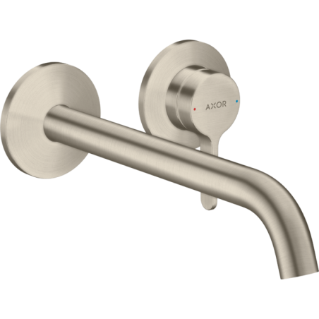 AXOR One - Wall mounted single lever basin mixer with lever handle and spout 220 mm