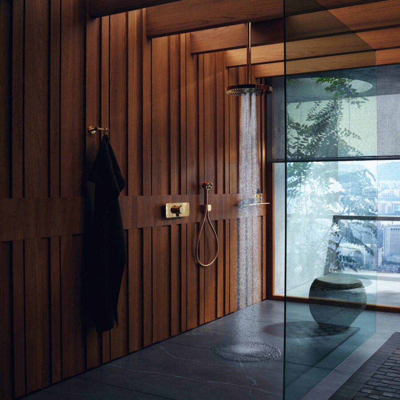 AXOR One - Shower head 280 2jet with ceiling fixing