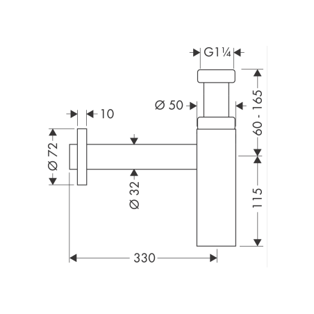 AXOR One - Siphon design Flowstar S