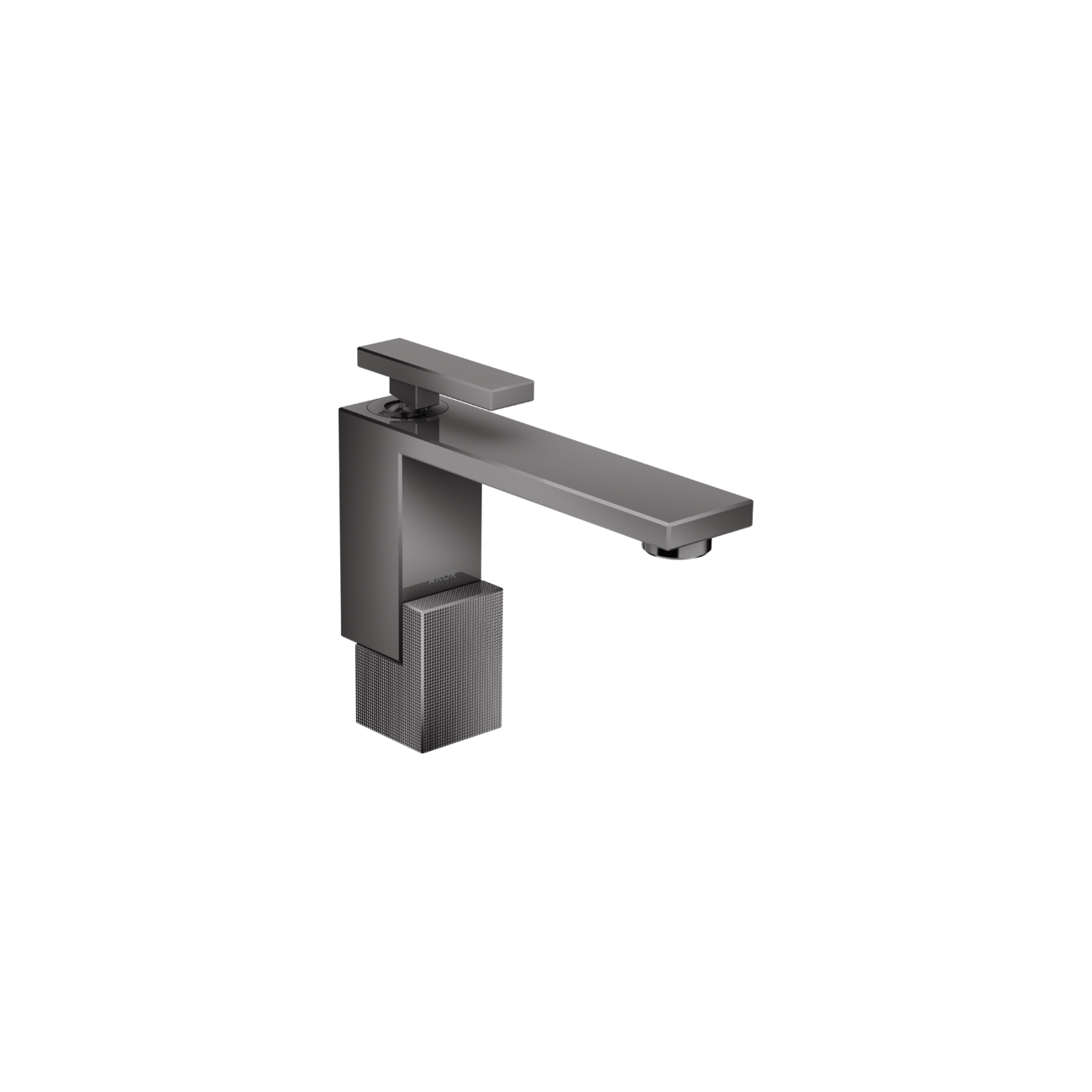 AXOR Edge - Miscelatore monocomando lavabo 130 con piletta push-opentaglio a diamante