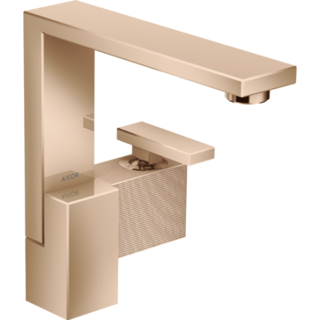 AXOR Edge - Miscelatore monocomando catino 190 con piletta push-opentaglio a diamante