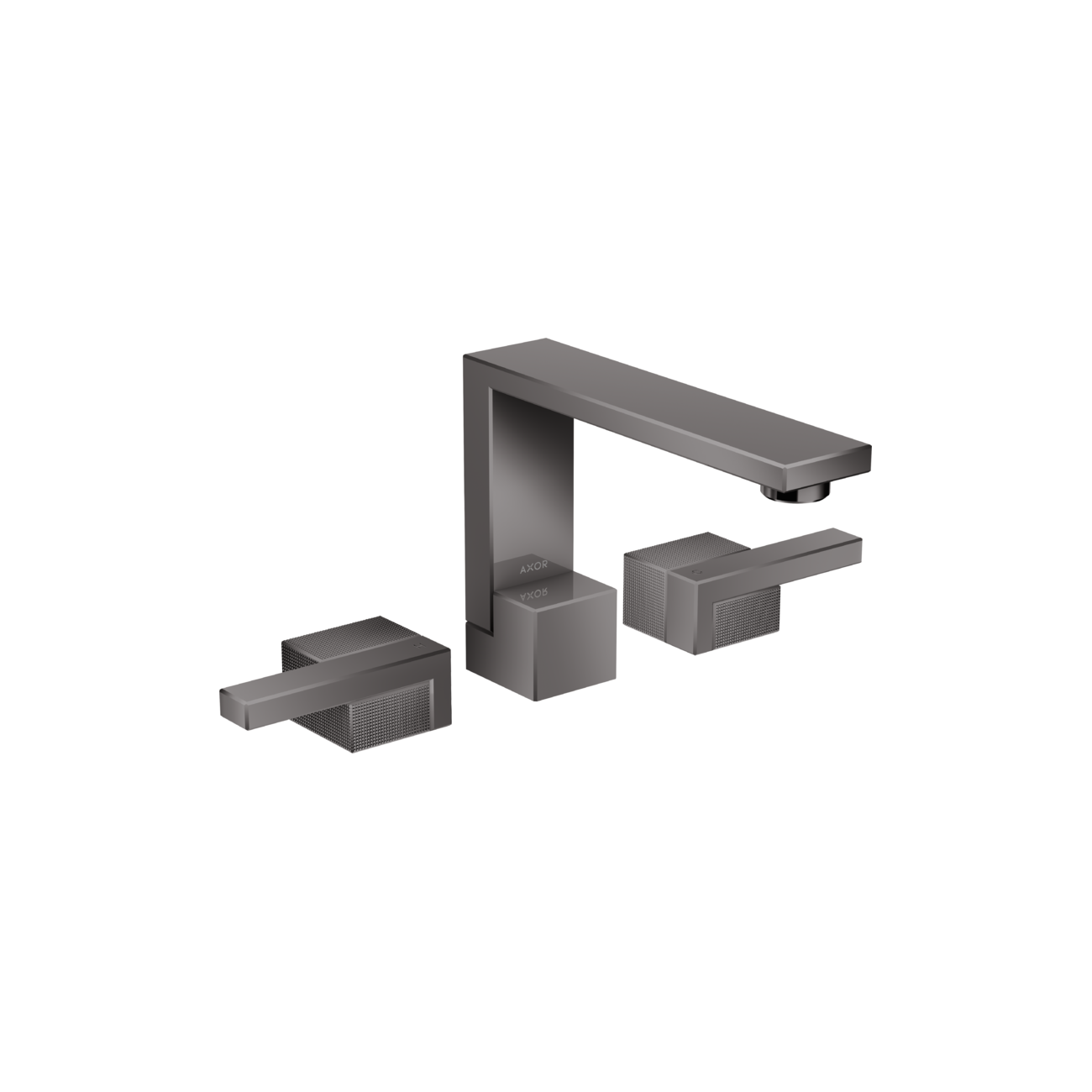 AXOR Edge - Taps 3 holes washbasin 130 with push-open diamond cut