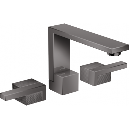 AXOR Edge - Taps 3 holes washbasin 130 with push-open diamond cut