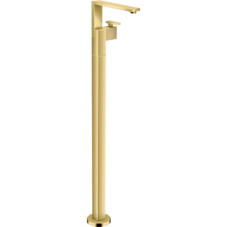 AXOR Edge - Miscelatore monocomando lavabo a pavimento con piletta push-opentaglio a diamante