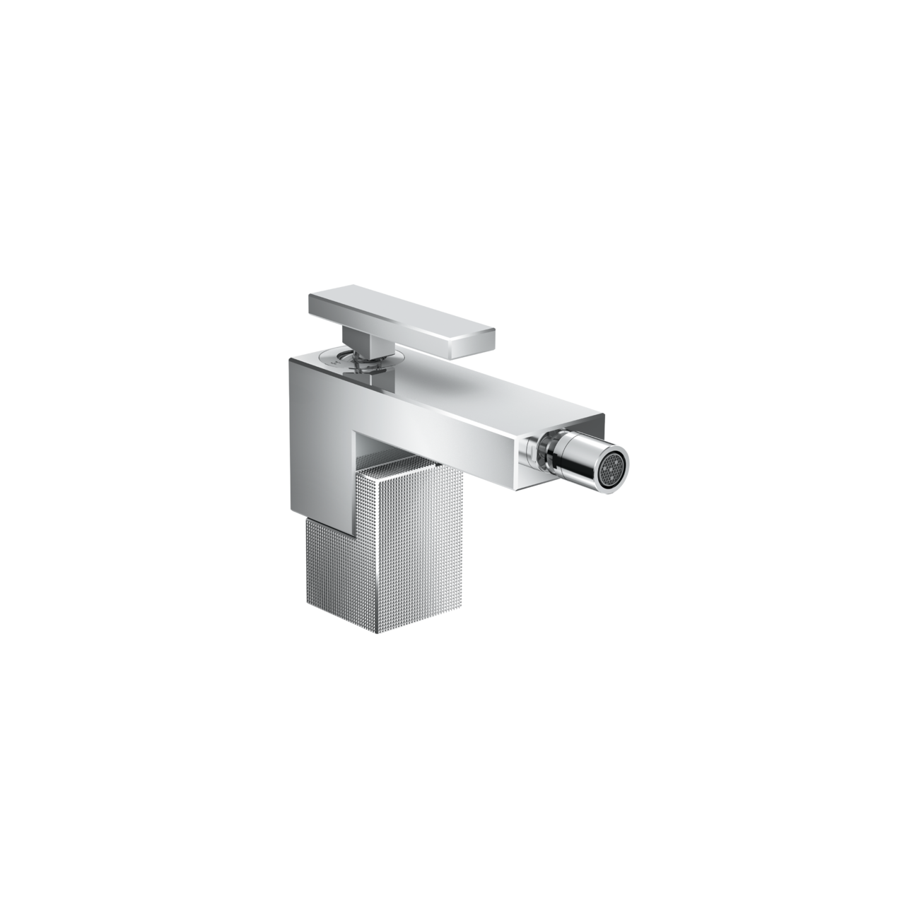 AXOR Edge - Mitigeur bidet monocommande avec pilette push-open - taille diamant