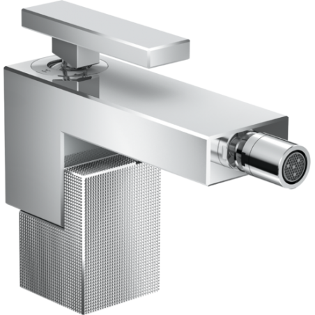 AXOR Edge - Mitigeur bidet monocommande avec pilette push-open - taille diamant