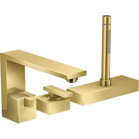 AXOR Edge - Robinetterie 3 trous de bord de la baignoire taillée au diamant