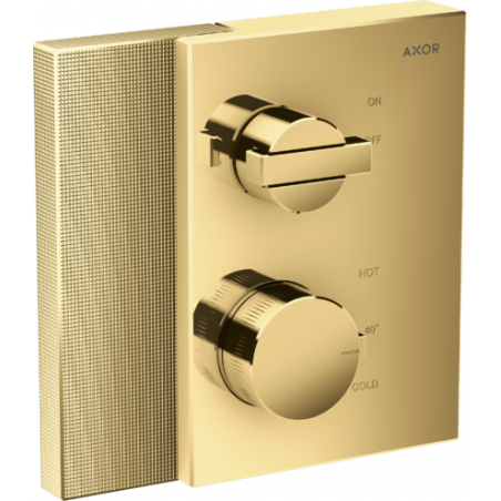 AXOR Edge - Mélangeur thermostatique encastré avec soupape darrêt - coupe diamant