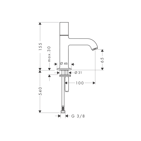 AXOR Starck - Tap 70 without drain set