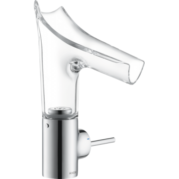 AXOR Starck V - Mitigeur monocommande lavabo 140 avec bec en verre