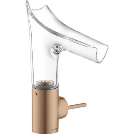 AXOR Starck V - Single lever washbasin mixer 140 with glass spout