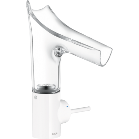 AXOR Starck V - Single lever washbasin mixer 140 with glass spout