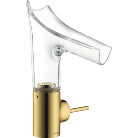 AXOR Starck V - Mitigeur monocommande lavabo 140 avec bec en verre