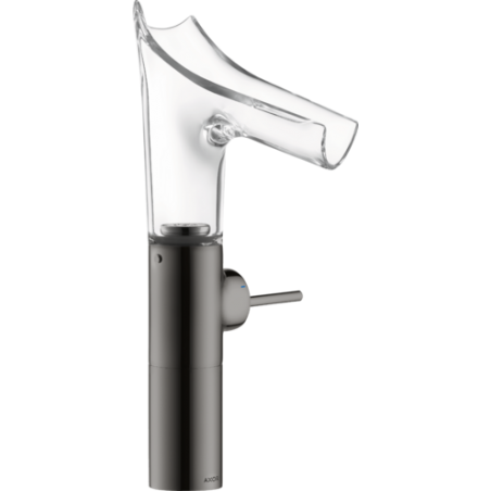 AXOR Starck V - Miscelatore monocomando lavabo 220 con bocca d'erogazione in vetro