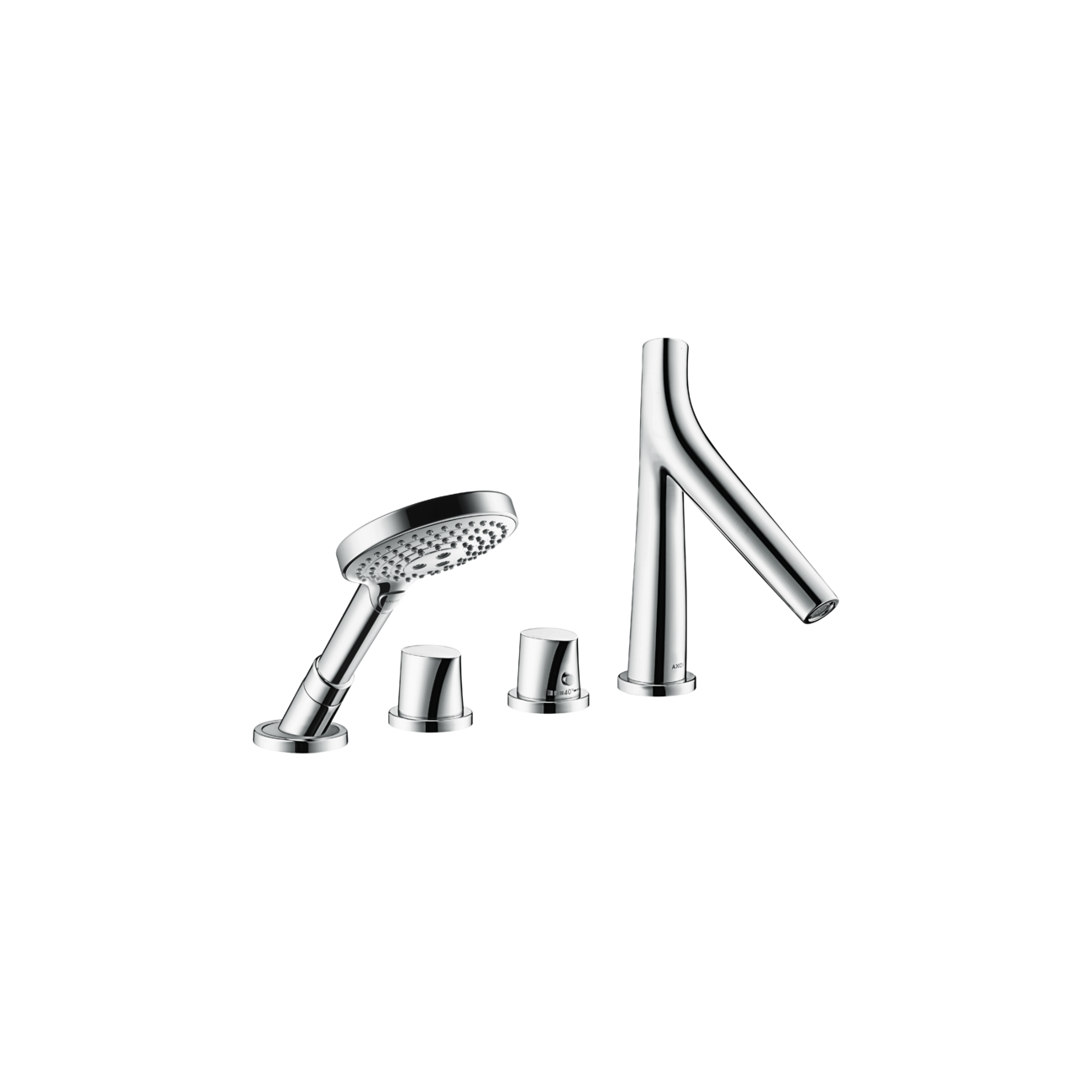 AXOR Starck Organic - Taps 4 holes bath edge