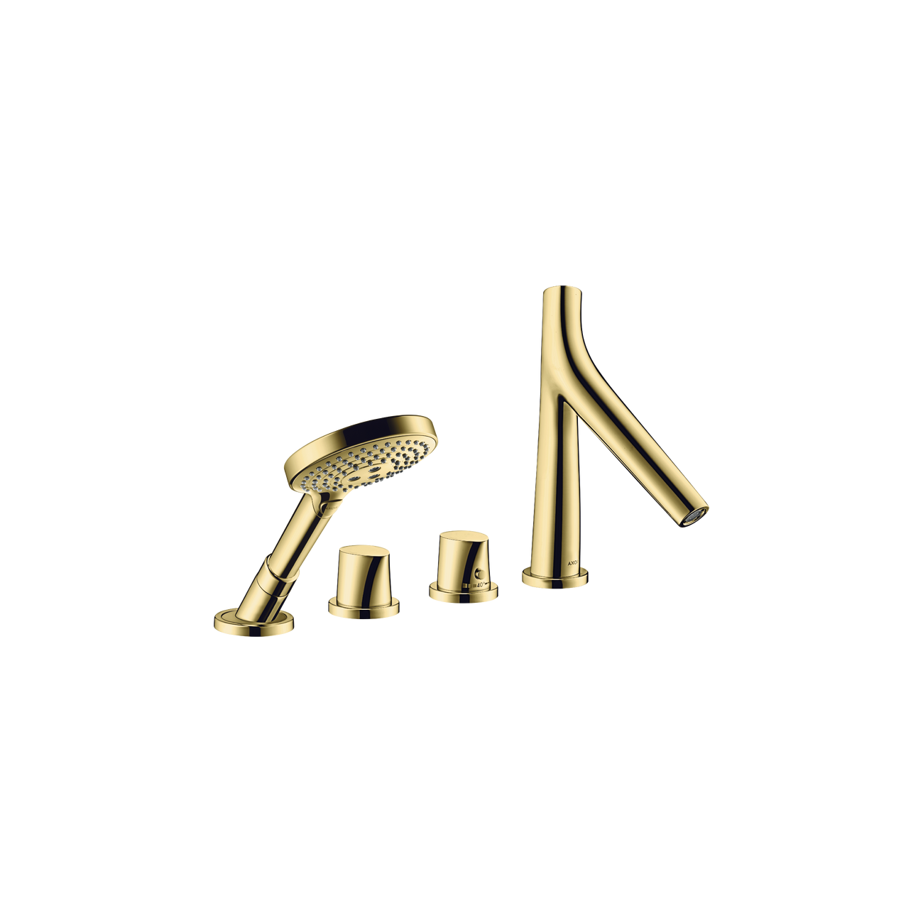 AXOR Starck Organic - Taps 4 holes bath edge