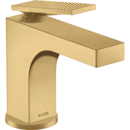AXOR Citterio - Miscelatore monocomando lavabo 90 con maniglia a leva e piletta - taglio romboidale