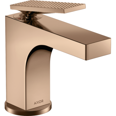 AXOR Citterio - Miscelatore monocomando lavabo 90 con maniglia a leva e piletta - taglio romboidale
