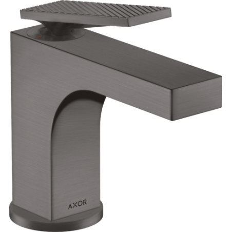 AXOR Citterio - Mitigeur monocommande lavabo 90 avec poignée à levier et pilette - coupe rhomboïdale