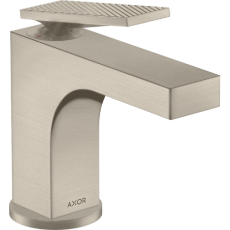 AXOR Citterio - Miscelatore monocomando lavabo 90 con maniglia a leva e piletta - taglio romboidale