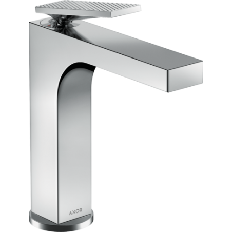 AXOR Citterio - Miscelatore monocomando lavabo 160 con maniglia a leva e piletta - taglio romboidale