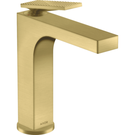 AXOR Citterio - 160 single lever basin mixer with lever handle and drain - diamond cut