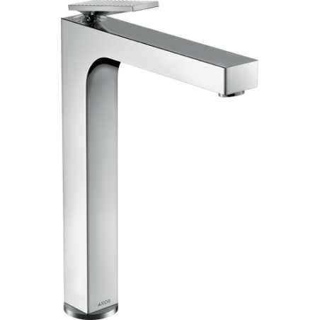 AXOR Citterio - Single lever basin mixer 280 with lever handle and drain - diamond cut