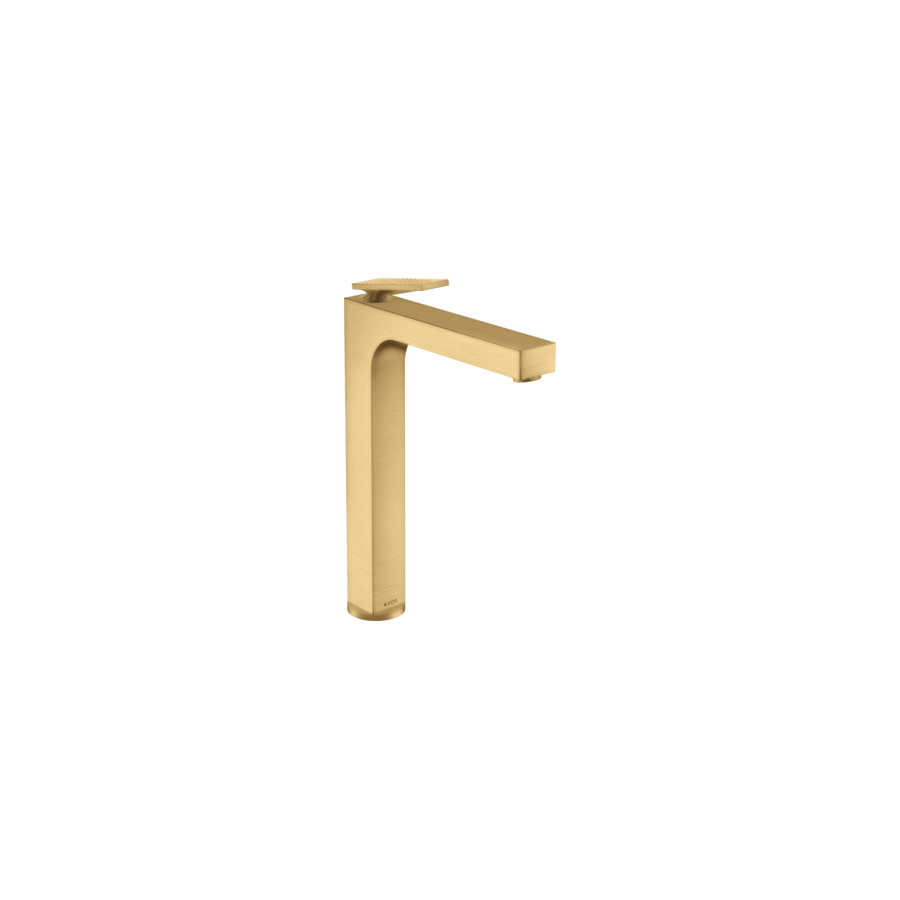 AXOR Citterio - Single lever basin mixer 280 with lever handle and drain - diamond cut