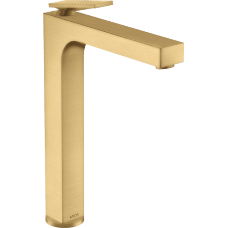 AXOR Citterio - Single lever basin mixer 280 with lever handle and drain - diamond cut