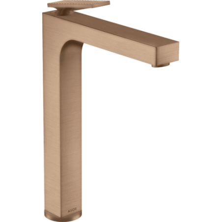 AXOR Citterio - Mitigeur de lavabo 280 avec poignée à levier et pilette - coupe rhomboïdale