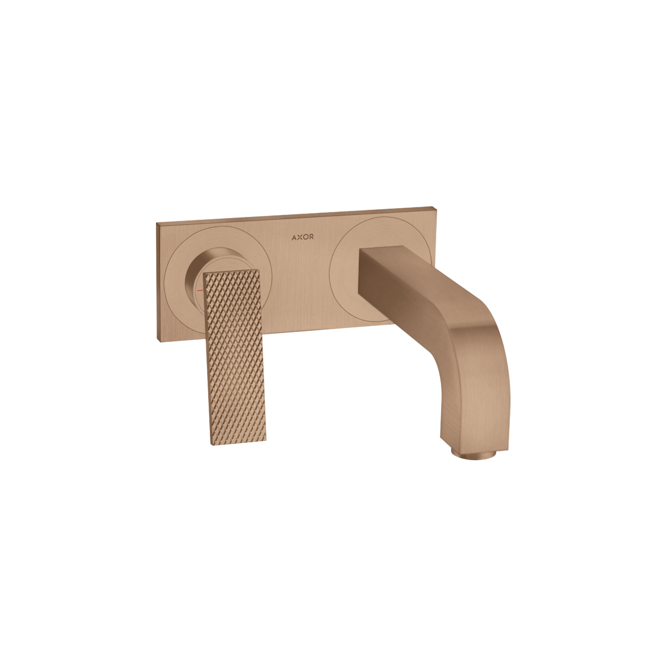 AXOR Citterio - Mitigeur monocommande lavabo encastré à paroi bouche 220 mm- coupe rhomboïdale