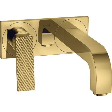 AXOR Citterio - Wall mounted single lever basin mixer 220 mm - rhomboidal cut