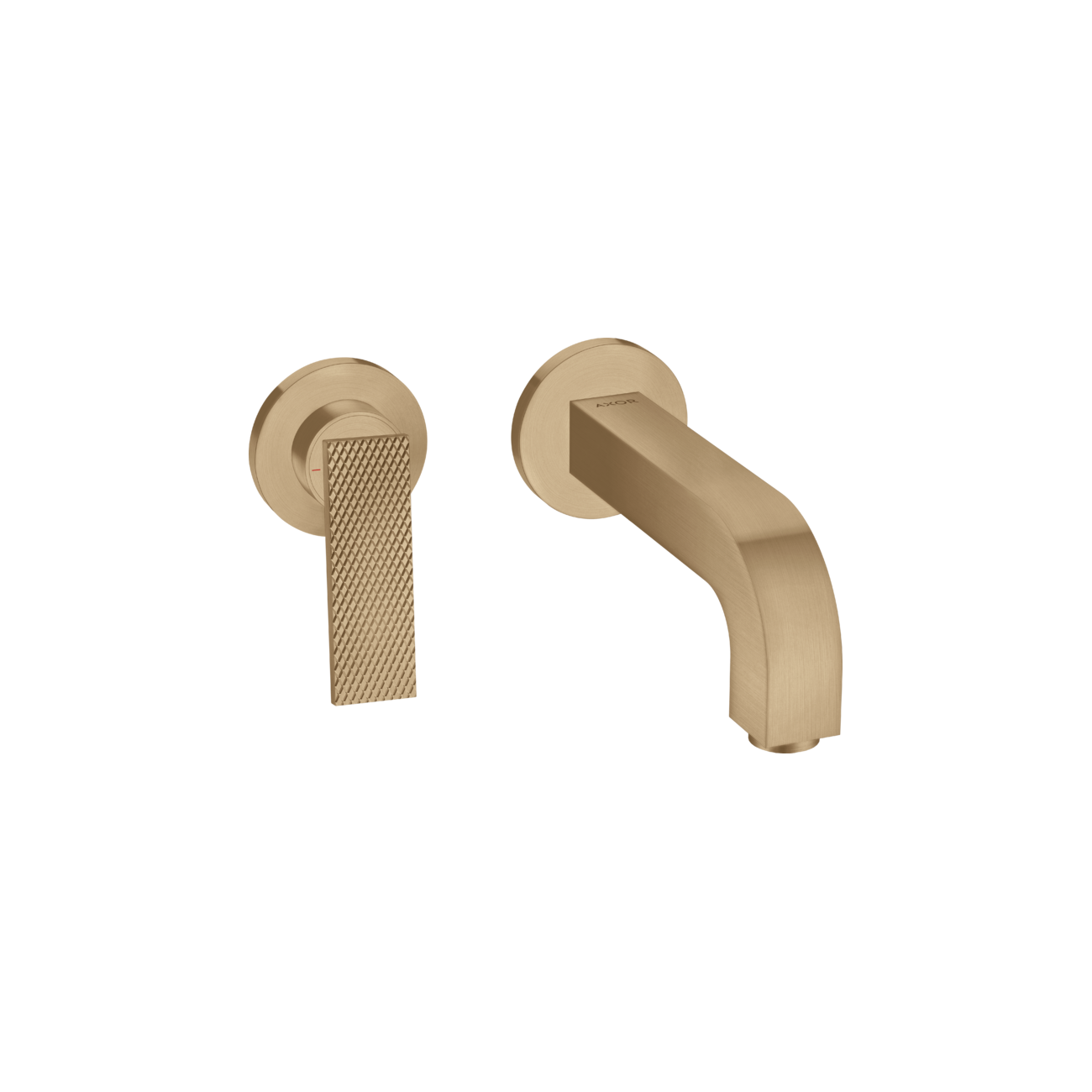 AXOR Citterio - Miscelatore monocomando lavabo ad incasso a parete bocca 220 mm e piastrine - taglio romboidale