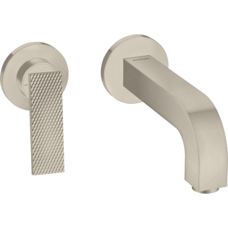 AXOR Citterio - Built-in wall-mounted single-lever basin mixer 220 mm and plates - rhomboidal cut
